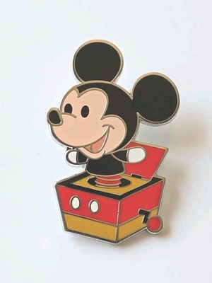 2025 Disney Mickey Mouse Toys In A Box Mystery Pin Jack-In-The-Box