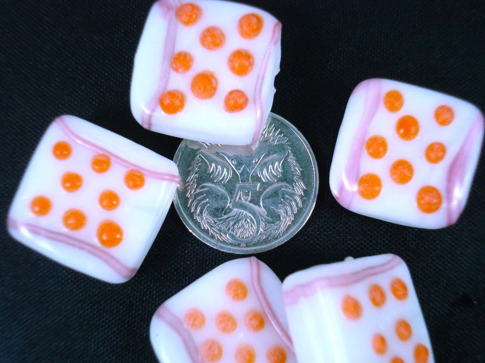 Glass Beads 10pc Lampwork DIY Jewellery Earrings Bracelets Necklaces - image 2 of 2