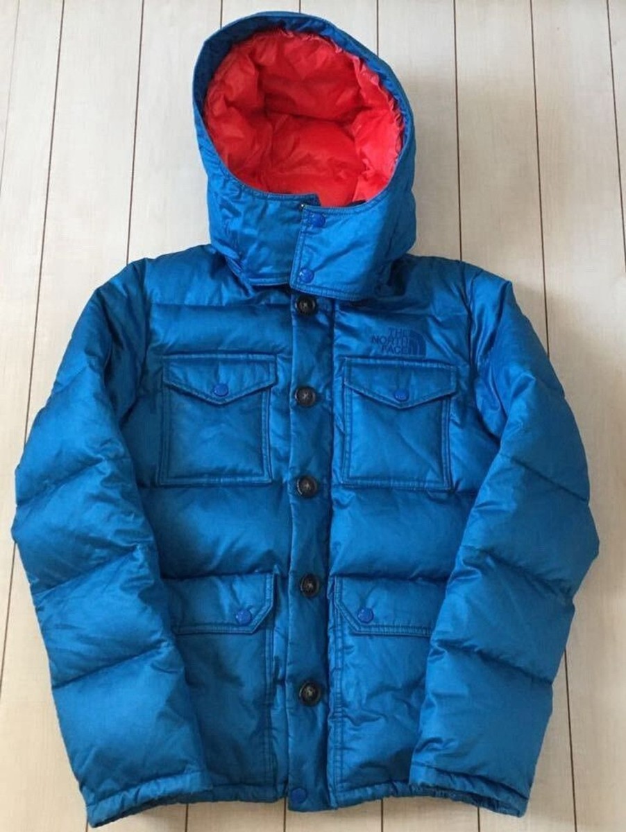 North Face Purple Label Nanamica Waxed Down Parka ND2190N Blue 