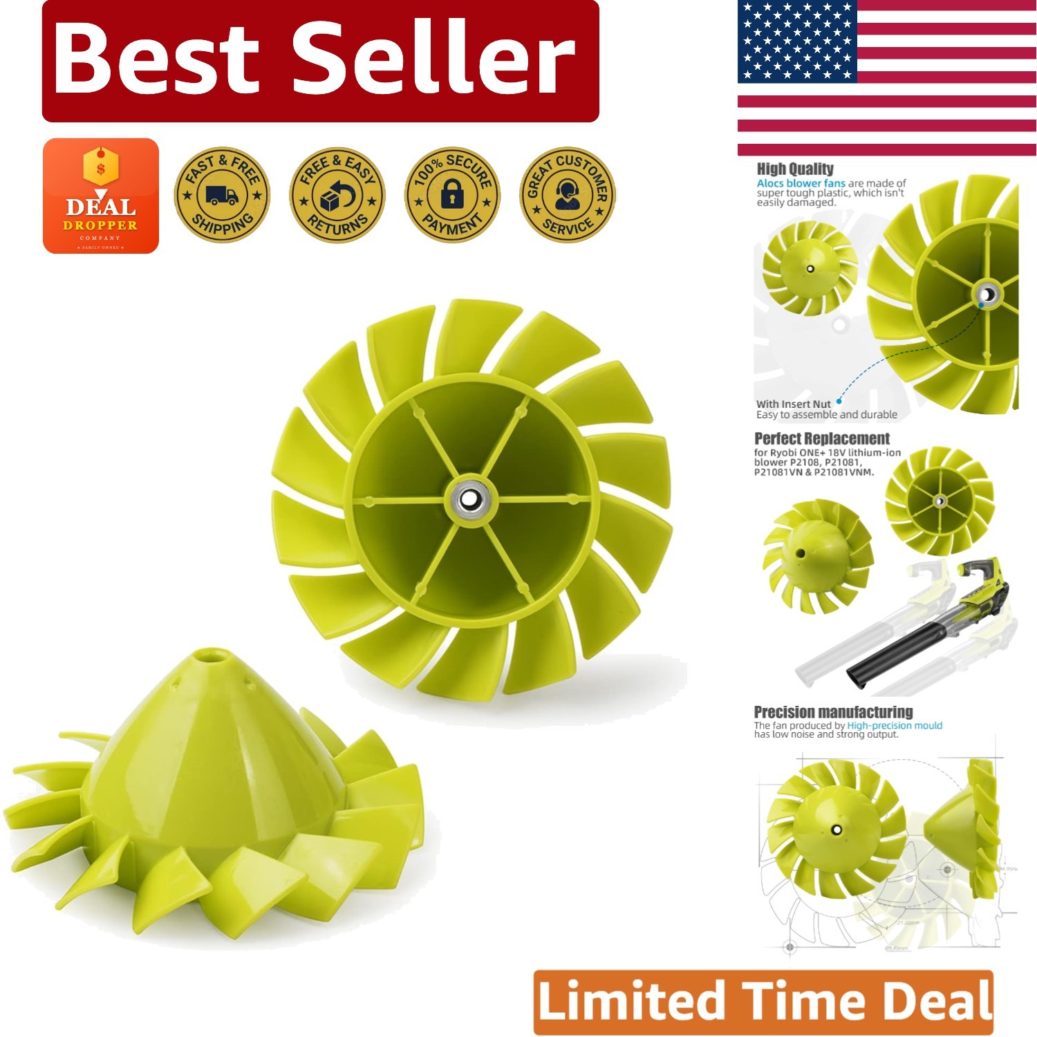 Fan Blades - Optimal Performance Replacement