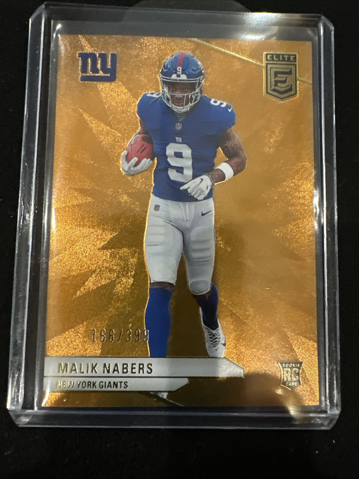 2024 Panini Donruss Elite - Rookies Malik Nabers #196 Orange /399 (RC)