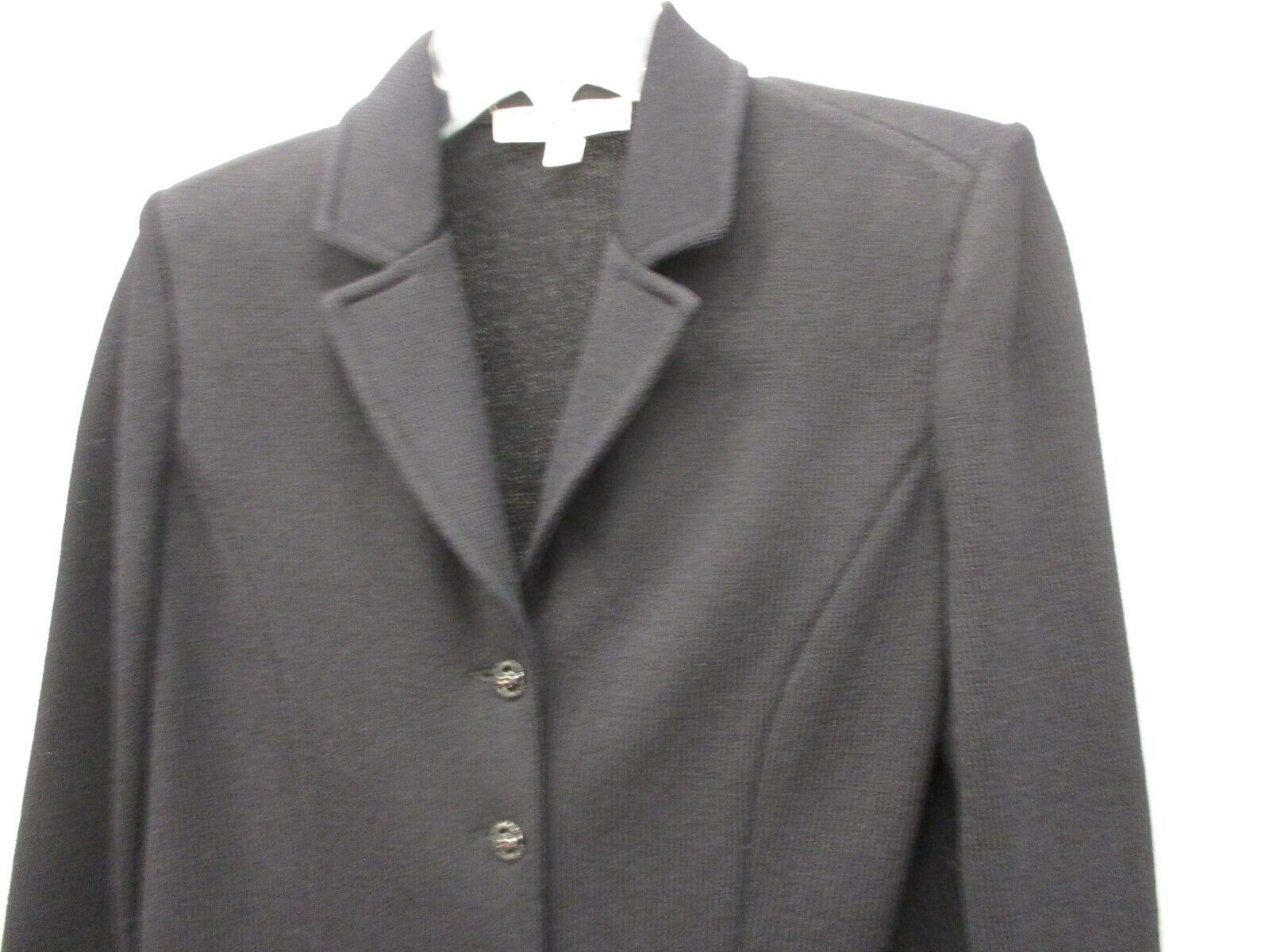 St. John Basics Black Colored 4-Button Jacket Lon… - image 3