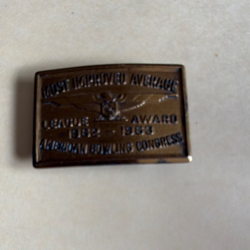 American Bowling Congress Most Improved Average League Award 1962-1963