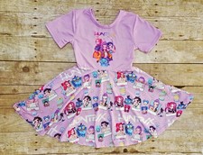 K-pop twirl dress, Huntrix dress, K pop Demon Hunters dress. Rumi, Mira, Zoey dr