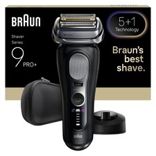 Braun Series 9 PRO+ 9610S Electric Shaver, Pro SensoAdapt, Charging Stand - Blac