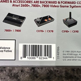 Atari Asteroids Deluxe Shooter Arcade Atari 7800/7800+/2600 Multiplayer Manual