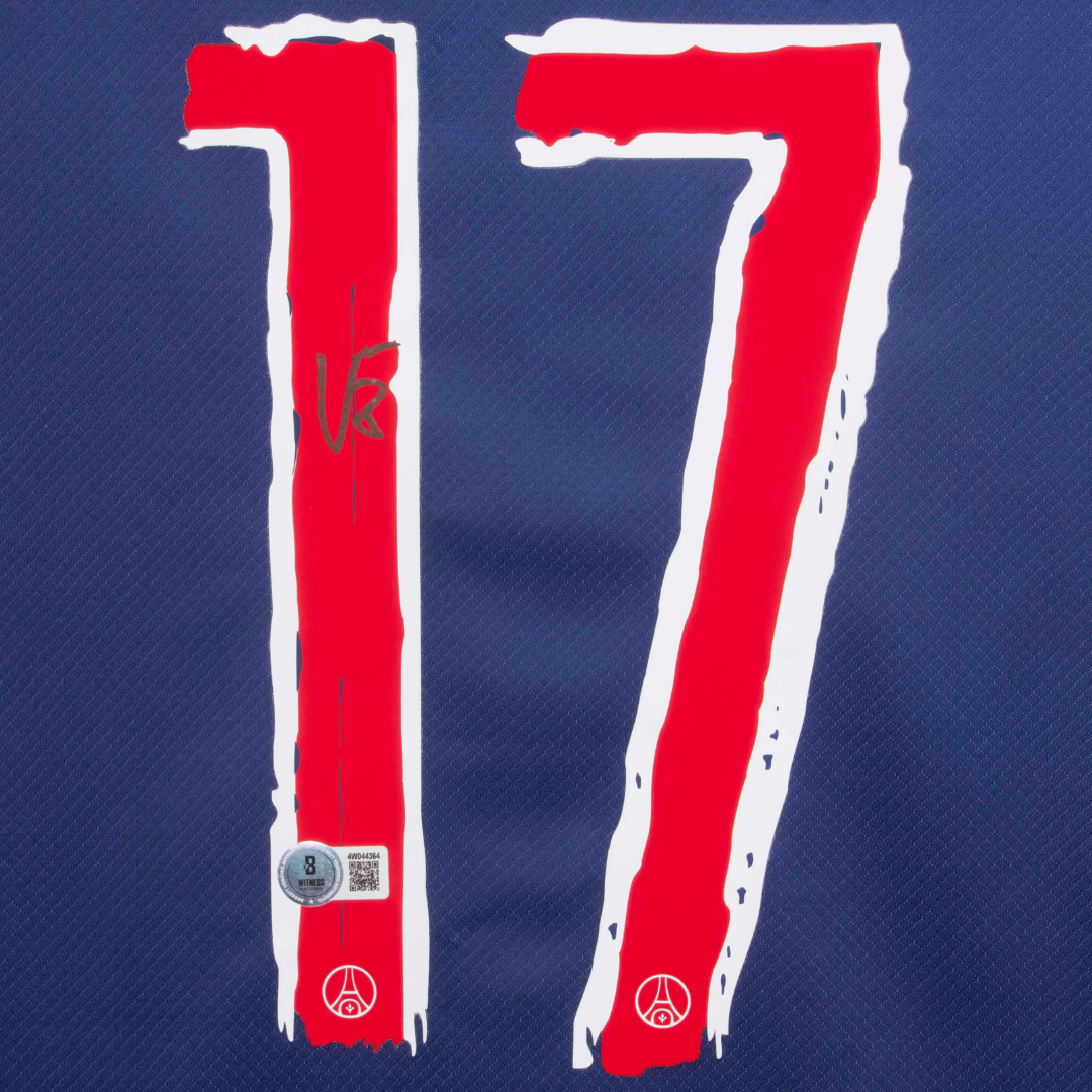 Vitinha Signed PSG Soccer Jersey #17 with Beckett Witness | eBay