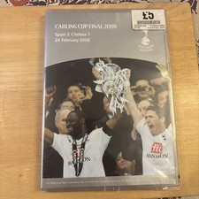 Carling Cup Final 2008 DVD NEW SEALED. Football Spurs vs Chelsea 
