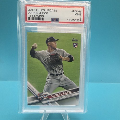 2017 Topps Update Series - Aaron Judge #US166 Throwing (RC) PSA 9!
