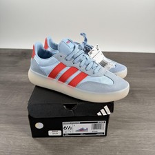 Adidas Barreda Decode Shoes Womens Size 6.5 Blue Red Tennis Sneakers JR3103