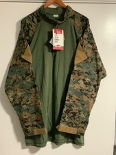 Tru-Spec Woodland/Olive Drab 1/4 Zip TRU Combat Shirt Size 2XL NEW WITH TAGS