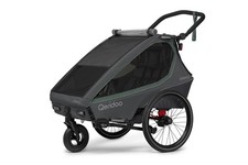 Qeridoo Fahrradanhänger Kidgoo 2 Lite Ivy Gr...