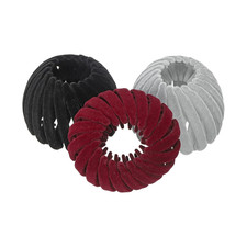 Bird Nest Magic Hair Clip, Hairs Maker Flocking Ponytail Holder Hair Barrettes A
