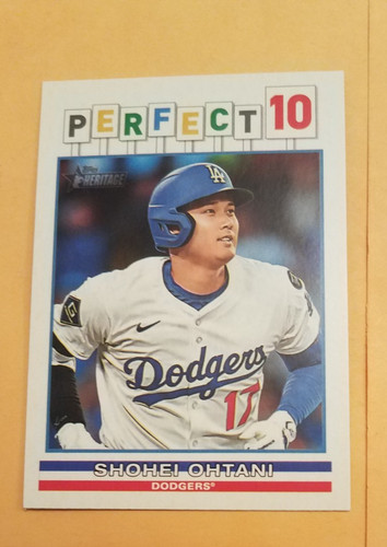 2025 Topps Heritage High Number Shohei Ohtani Perfect 10's #P10-3 Dodgers