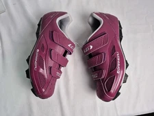 New Louis Garneau Women’s Multi Air Flex MTB Cycling Shoes Magenta Size 5.5 37