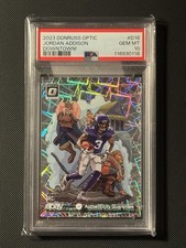 2023 Donruss Optic D18 Jordan Addison Downtown! PSA 10