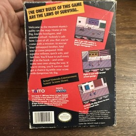 Target Renegade (Nintendo NES) W Original Receipt & Reg - Tested - Authentic