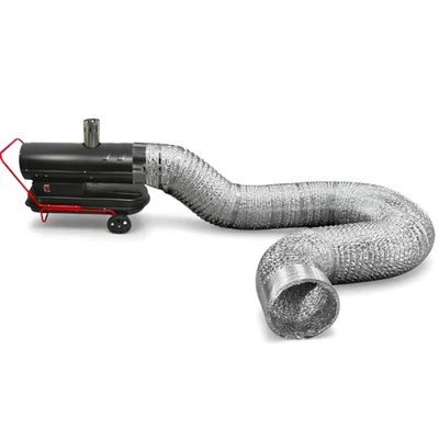 DETEC. DeTec Dieselheizung Ölheizgebläse 20 Kw Heizung inkl. 5 m Lufttransportschlauch