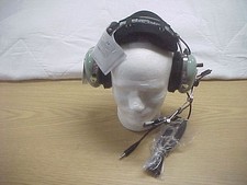 New David Clark H10-76 Military Headset with Volume Control  New Old Stock