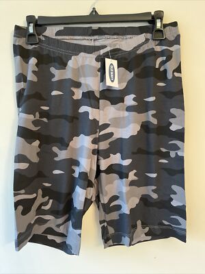 old navy camo biker shorts