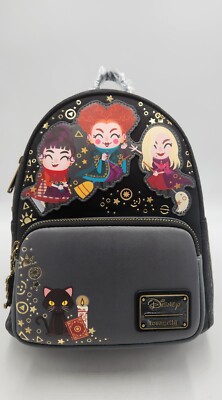Loungefly Hocus Pocus Chibi Mini Backpack - Black