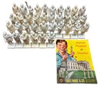 Rare Louis Marx The Presidents of the United States w/box 36 Figures Vintage Toy
