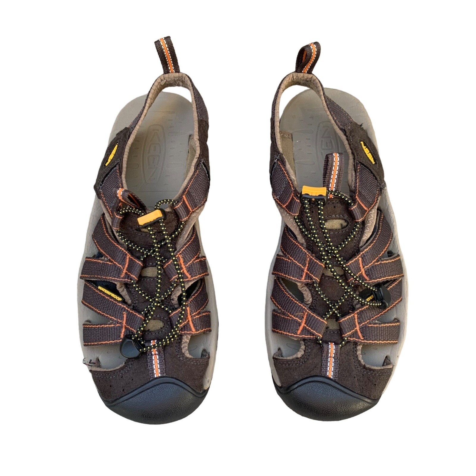 Sandali KEEN Kanyon uomo 8 5 41 marroni impermeabili punta chiusa scarpe da trekking uomo