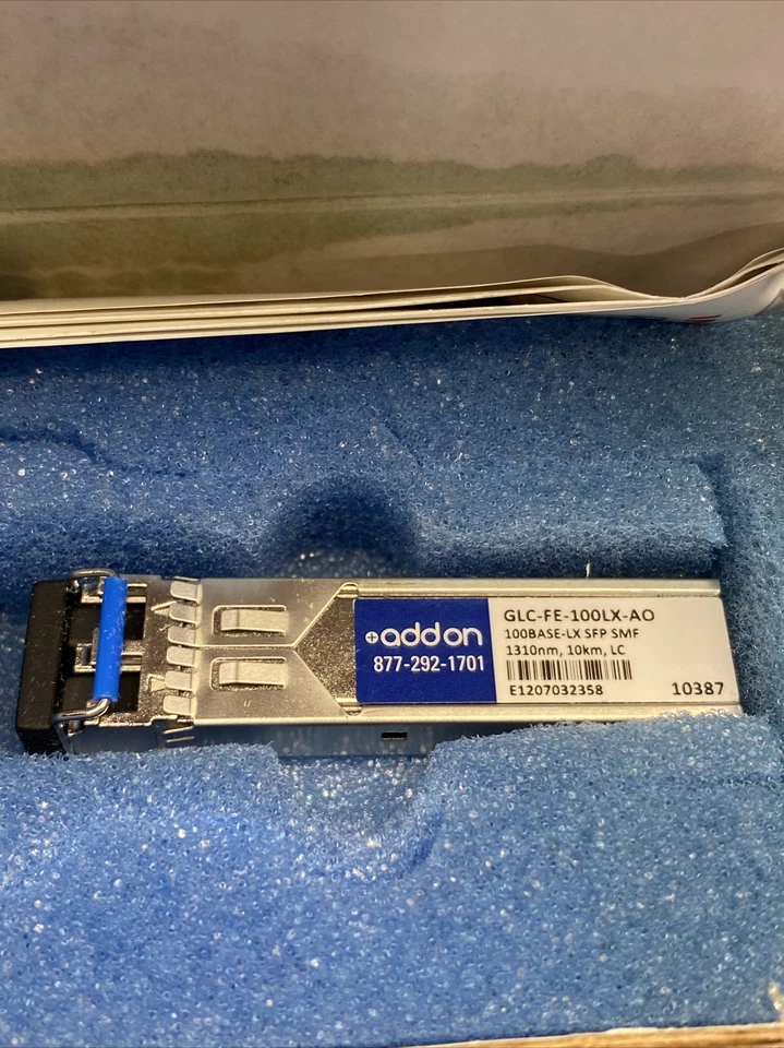 Nuevo ADDON GLC-FE-100LX-AO 100BASE-LX SFP SMF Foto 2 de 4