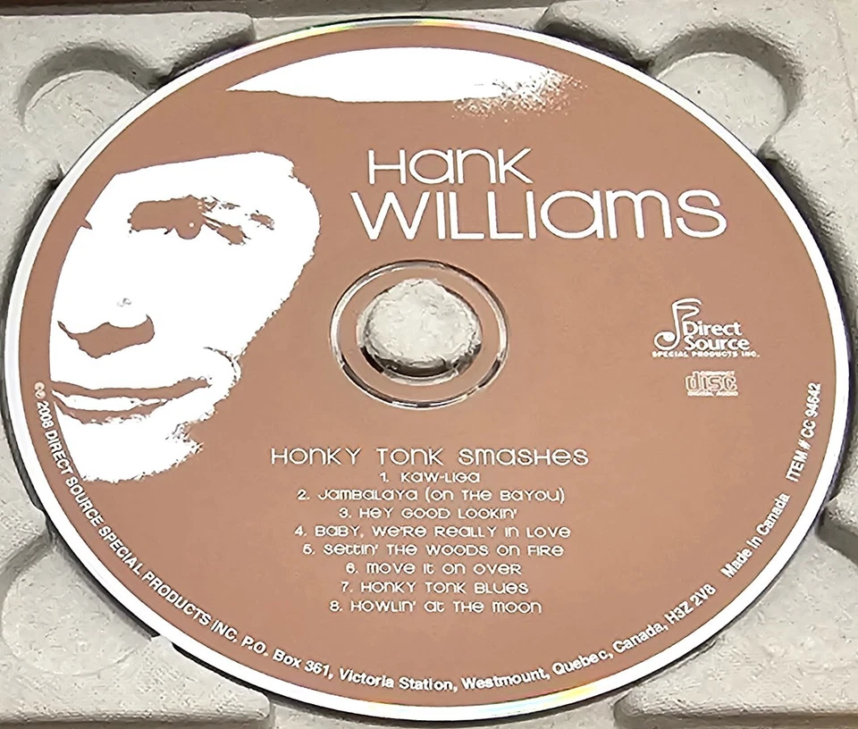 Hank Williams 16 Top Five Hits 2-CD 2008 CDES-2-94162 - Image 4 of 4