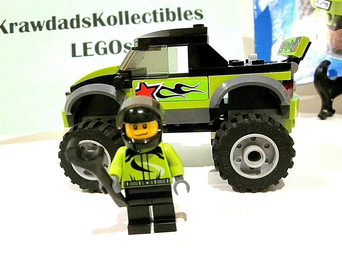 hår Styrke himmel LEGO TOWN CITY OFF-ROAD 60055 MONSTER TRUCK GREEN COMPLETE W/ MINIFIG &amp;  MANUALS | eBay