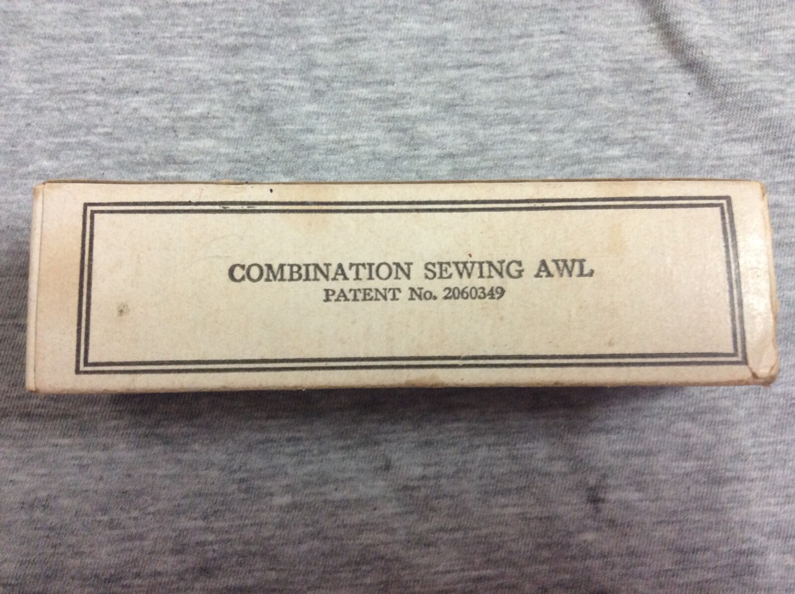 Vintage C. A. Myers Co. Lock Stitch Sewing Awl In Original Box