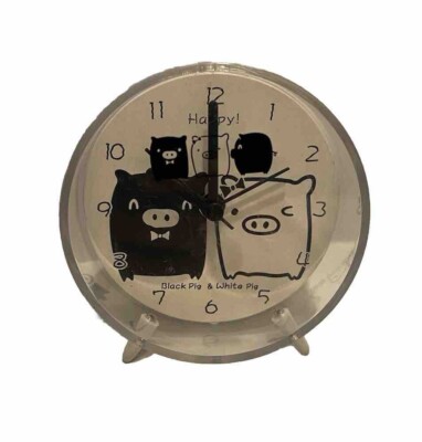 Vintage San-x Monokuro Boo Clock Japan Anime Kawaii Black White Pig ...