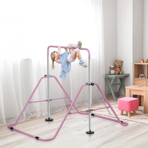 Barras de Gimnasia para Niños Ajustables Junior Extensibles Plegables Barras Horizontales - Imagen 2 de 24