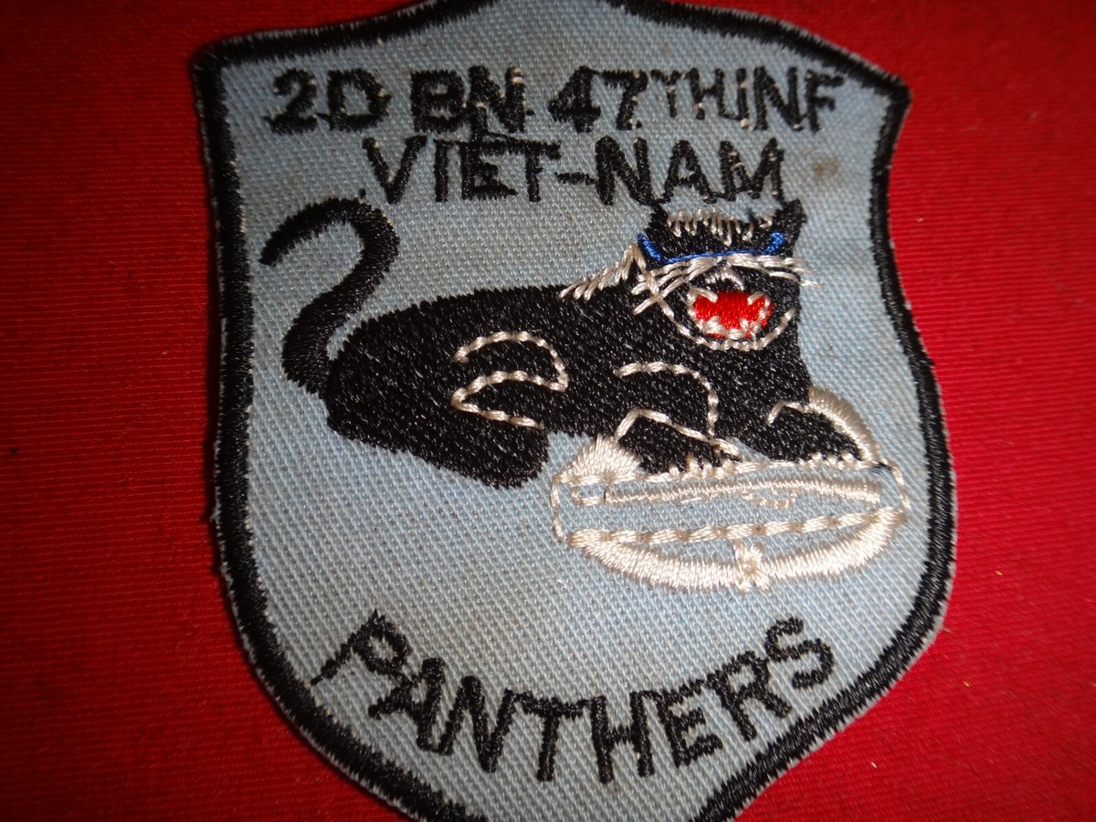 US Army 2nd Battalion 47th Infantry Regiment PANTHERS Vietnam War