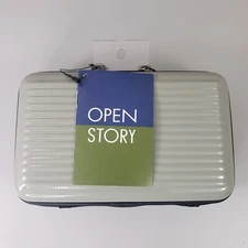 Open Story -  Hardside Mini Travel Storage Case Sage Green New With Tags