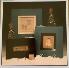 Twisted Threads Cross Stitch PATTERN only Winter Trio - Winter