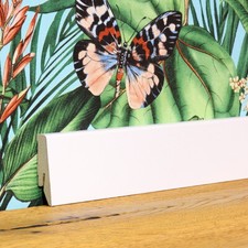Angebot Sparpaket Frei Haus 20 Stück Sockelleiste Weiß Modern Eckig Cube 58 K58C
