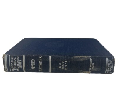 Vintage MIT principles of electrical engineering applied electronics 1947