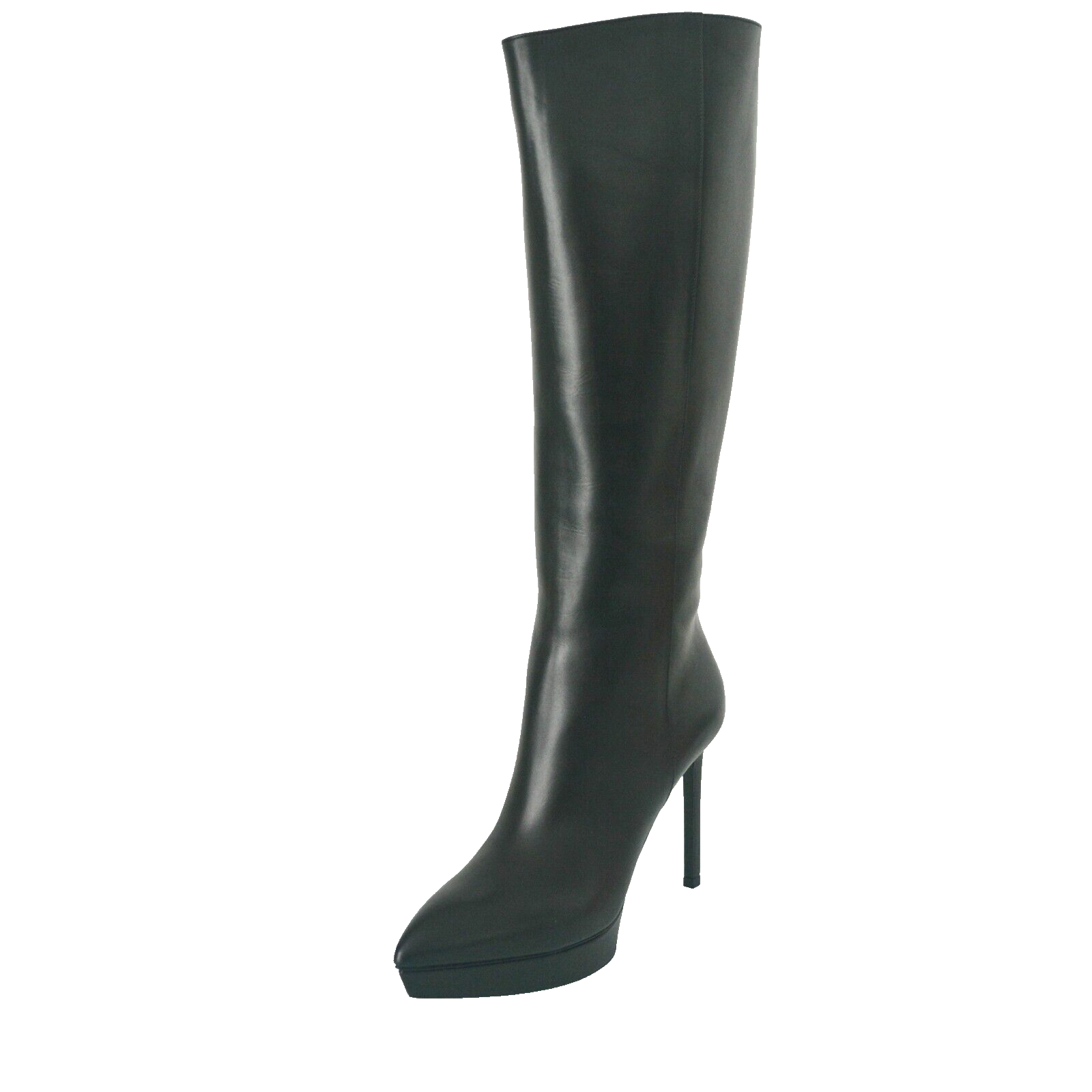 STIVALI AL GINOCCHIO NUOVI CON SCATOLA YSL YVES SAINT LAURENT IN PELLE TAGLIA US 8 5 EU 38 5