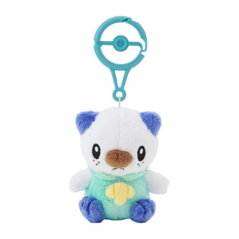 Centro Pokemon Original Peluche Con Mosquetón Oshawott Japón Oficial