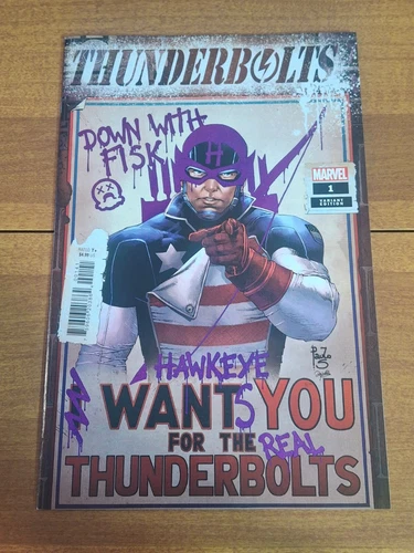 THUNDERBOLTS #1 (2022) VARIANT "I WANT YOU" HAWKEYES NYC THUNDERBOLTS! 