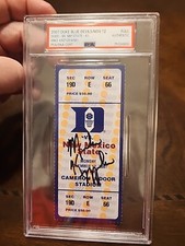 Duke Coach Mike Krzyzewski Signed Ticket Stub Cameron Indoor PSA Coach K Zion