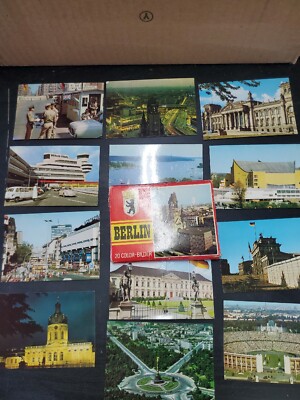 VTG SCHIKKUS 20 Color-Bilder BERLIN Germany 4''x3'' 20pk Souvenir Color Photos EUC