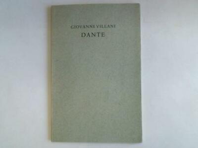 Villani, Giovanni: Dante