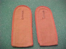 W.W. 2 GERMAN DAK AFRIKA KORPS SHOULDER BOARDS ORIGINAL UNCLES BRING BACK USED