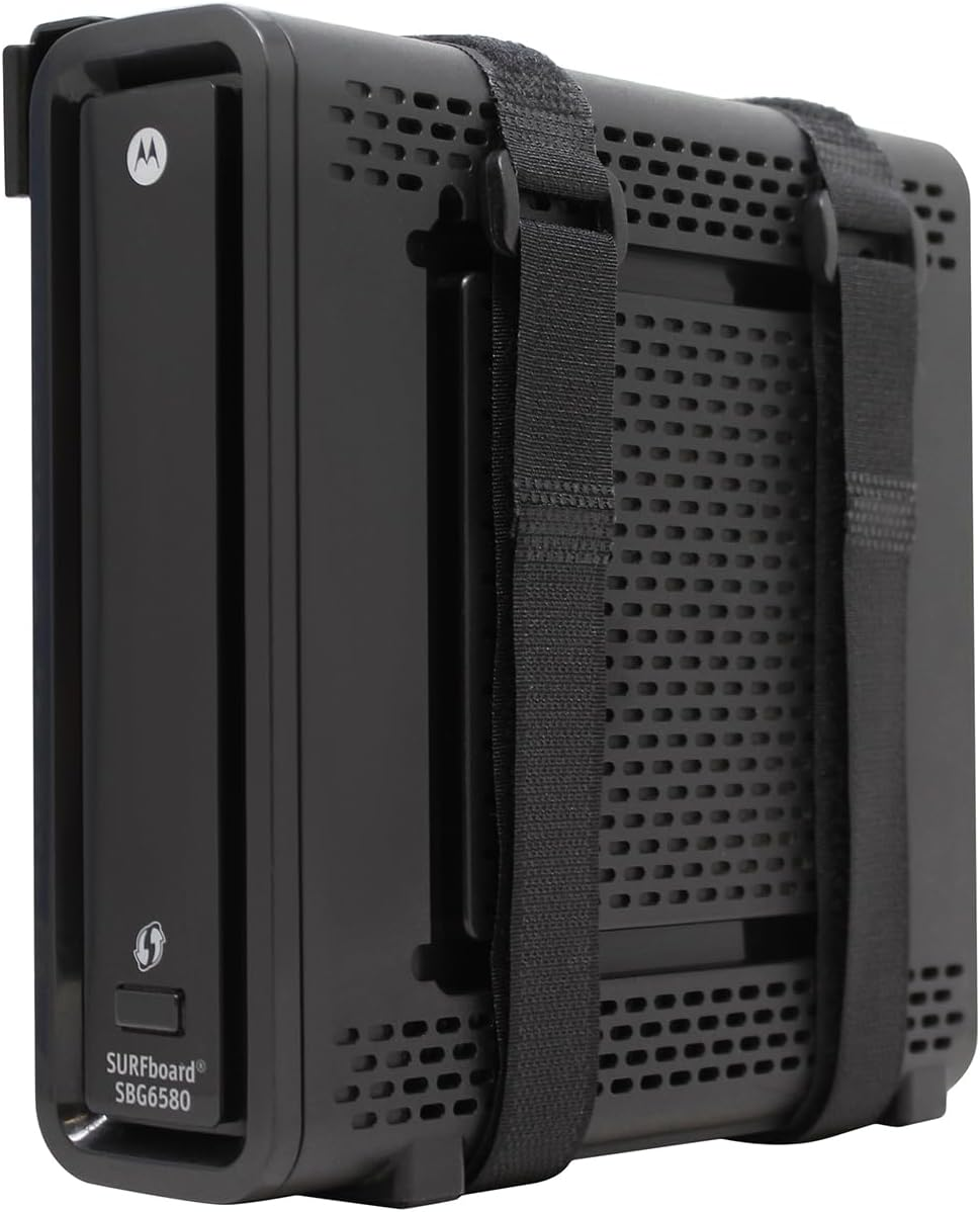 Universal Wall Mount (Black) | Adjustable Mount for Cable Boxes, DVD Players, Ro