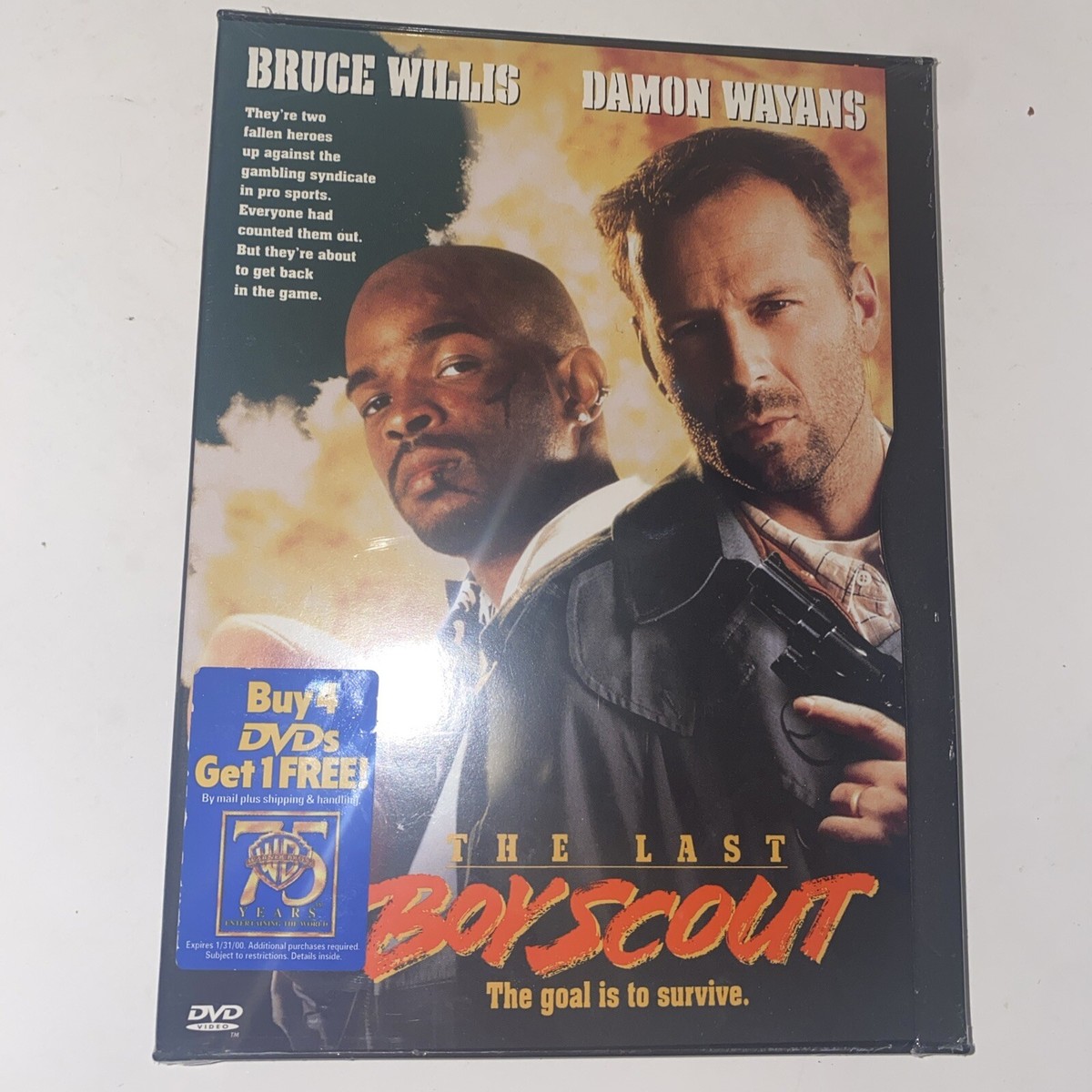 NEW The Last Boy Scout DVD 1998 Football Movie Bruce Willis