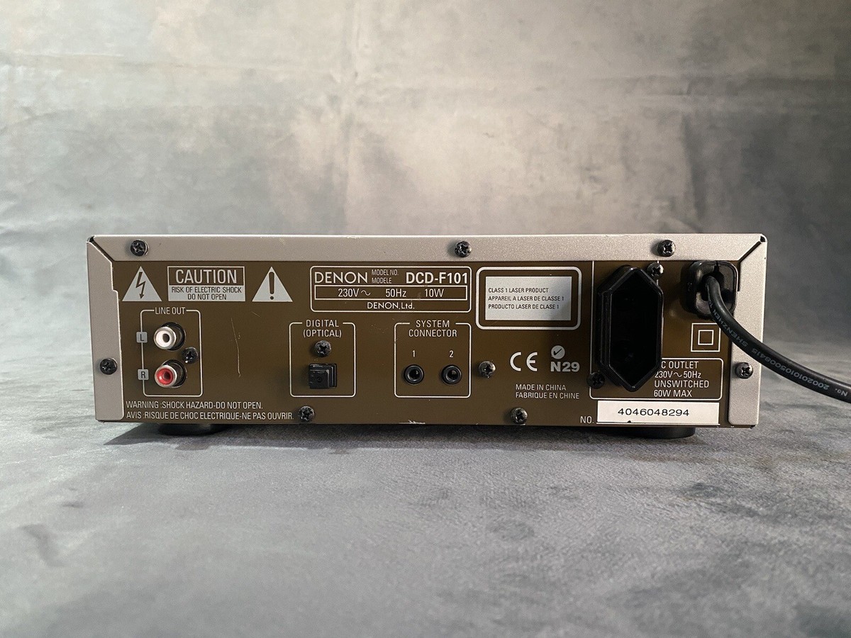 Vintage Rare DENON DCD-F101 COMPACT DISC PLAYER -CLEAN AND