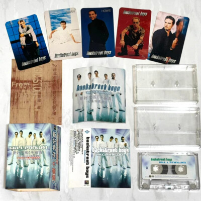 Backstreet Boys 1999 Millennium Taiwan Box Cassette Tape w Promo