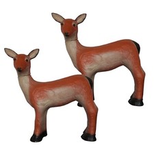 [Pack de 2] Cible Animale Mini Cerf 3D Auto-guérison Mousse Tir à l'arc Cible Protection UV